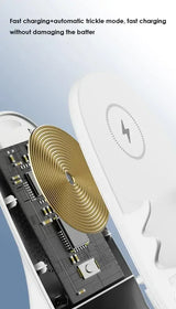 Desktop Vertical Holder Magnetic Wireless Charger Mobile Phone Stand Unique Mini Chair Shape Tablet Phone Fast Charging Station