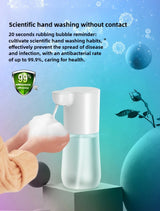 350/600ML Touchless Automatic Soap Foam Dispenser USB Rechargeable Liquid Foam HandWasher Machine Infrared Sensor Soap Dispenser