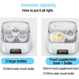 Automatic Intelligent Thermostat Milk Bottle Heater Baby Bottle Warmer Bottle Sterilizer Disinfection LED 2 IN 1 Milk Sterilizer