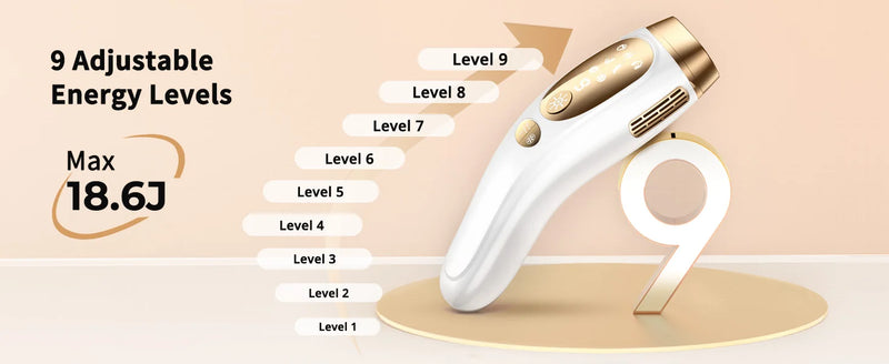 IPL Hair Removal Unlimited Flashes 9 Gears Laser Ice-Cooling Painless Electric Depilator For Men Women Body Bikinis intimate