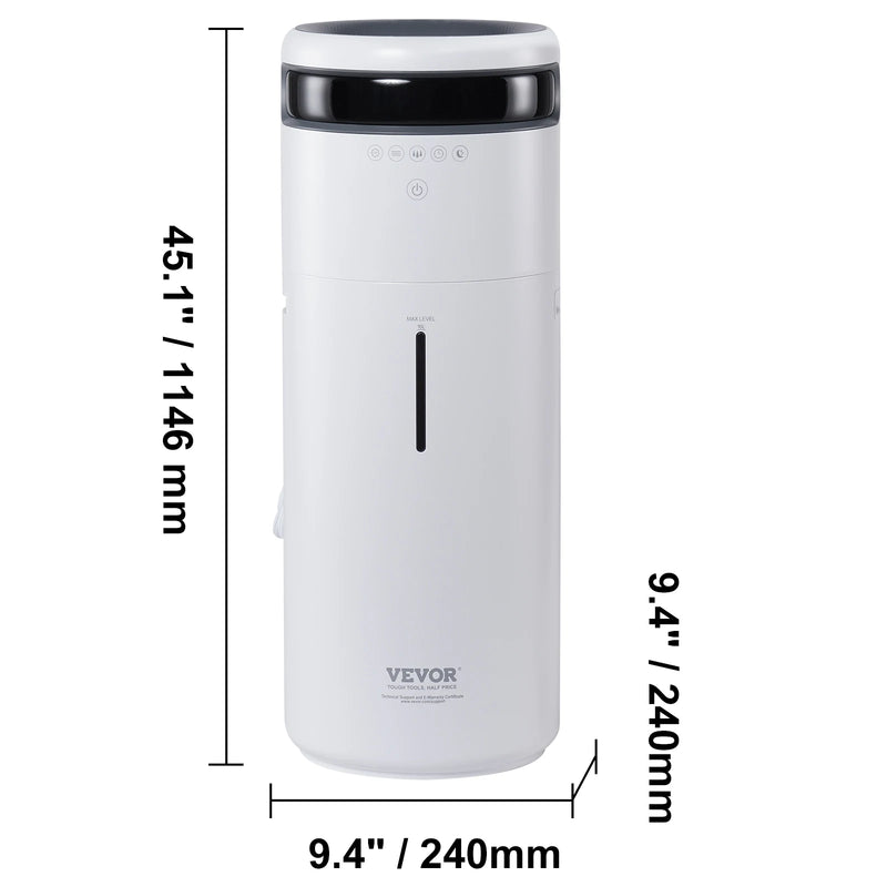SucceBuy Humidifier for Home Large Room Commercial Humidifier for Whole House 16L Water Tank 12h Timer Auto Shut-Off Greenhouse
