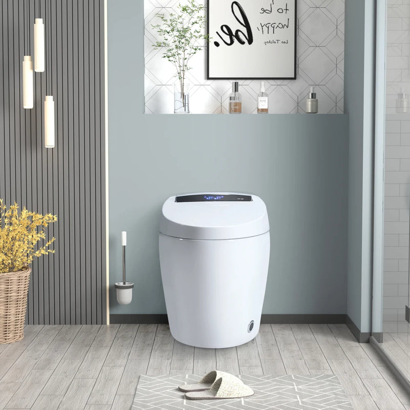 Smart Toilets with Heated Bidet Seat.Portable toilet with bidet built.Intelligent Toilet Auto Open/Close Seat. Bidet toilet