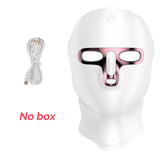 7 Colors LED Face Neck Mask Rechargeable LED Photon Beauty Mask Machine Facial Lifting Skin Care Tool