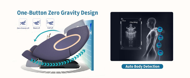 APP Control 4D SL-Track Massage Chair – Full Body Shiatsu Recliner with Zero Gravity, Yoga Stretch & Foot Roller