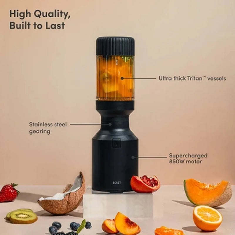 Premium Compact Personal Blender 850W Powerful Smoothie Maker with Multiple Vessels Hands-Free Blending Easy Cleanup Healthy