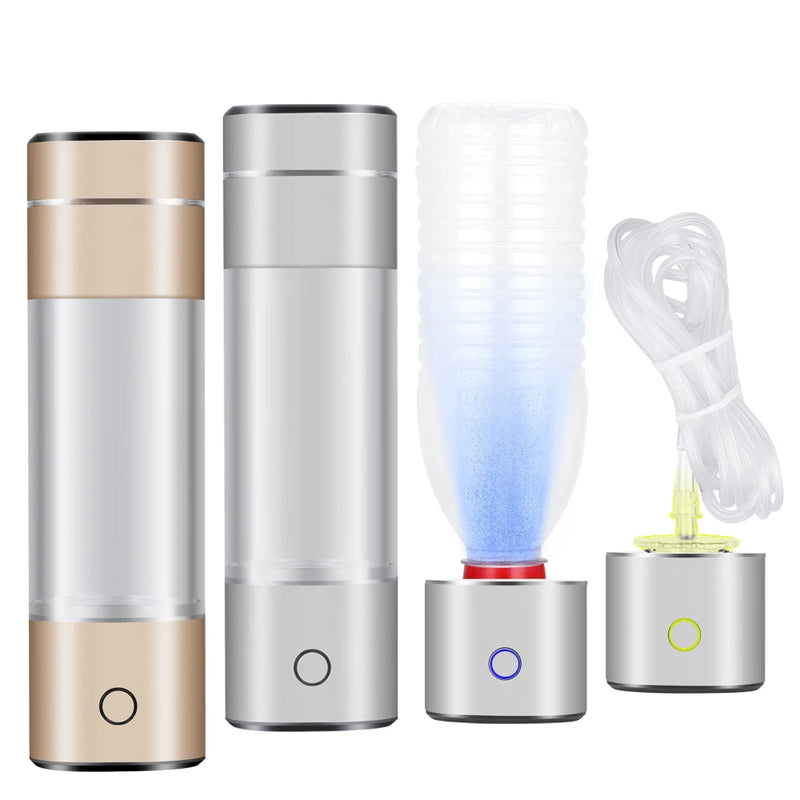 Portable Healthy IHOOOH H2-Cup Anti Aging Hydrogen Generator Mini Hydrogen Concentrators ORP Rechargeable Ionizer Water Bottle