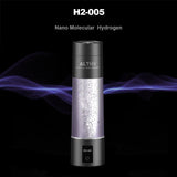 ALTHY Nano Molecular Hydrogen Generator – glowing hydrogen bubbles in H2-005 model