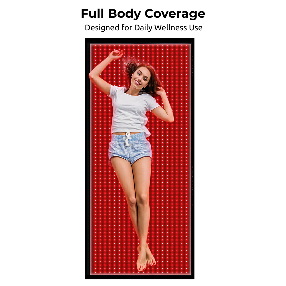Red Light Therapy Mat 71x31 Full Body 660nm 850nm – VITALUXE ESSENCE