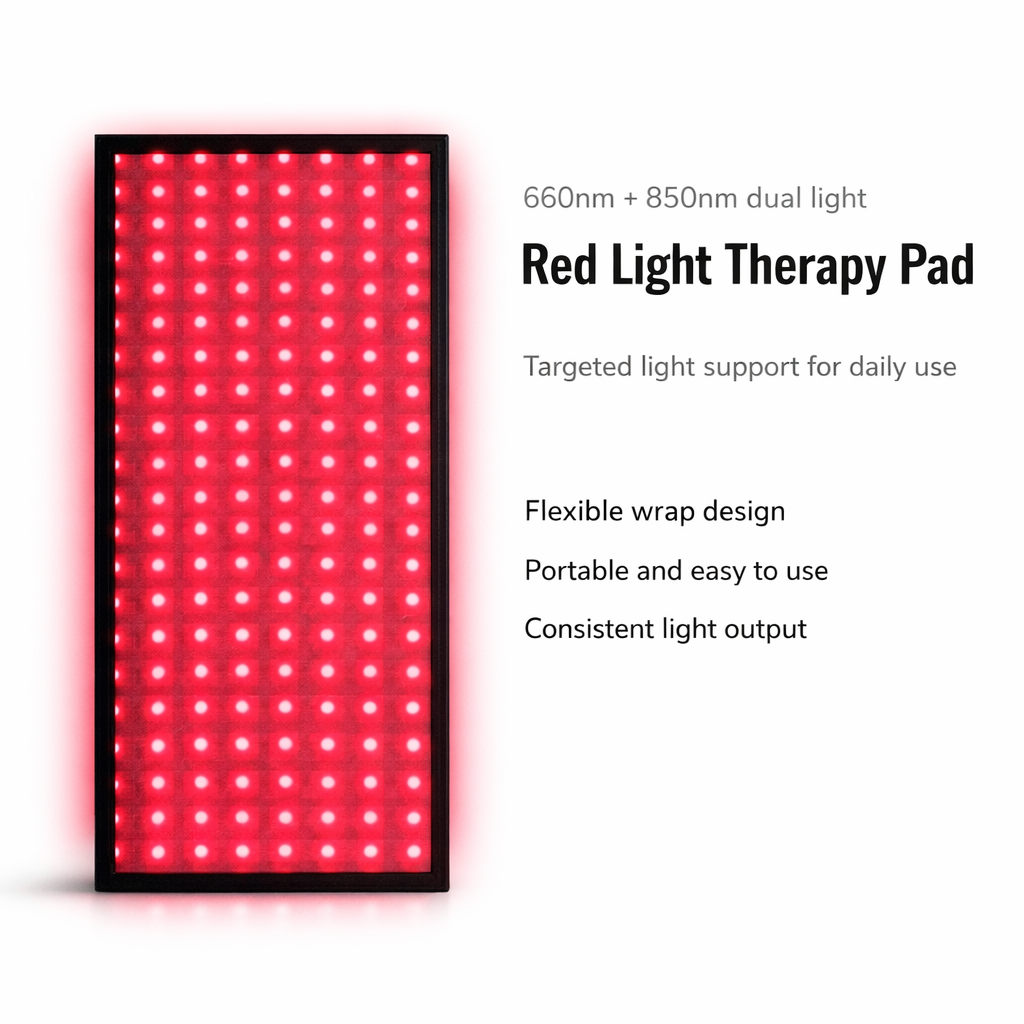 Red Light Therapy Pad 660nm 850nm Body Wrap – VITALUXE ESSENCE