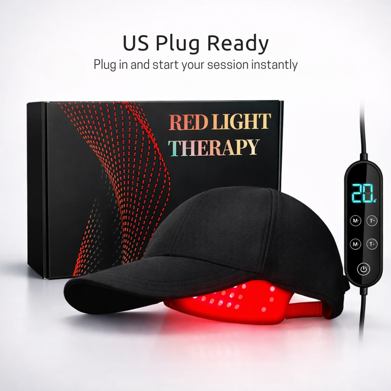 Red Light Therapy Cap 180 LED – Scalp Care US Plug – VITALUXE ESSENCE